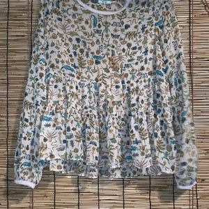 Urban outfitters tiny creatures blouse